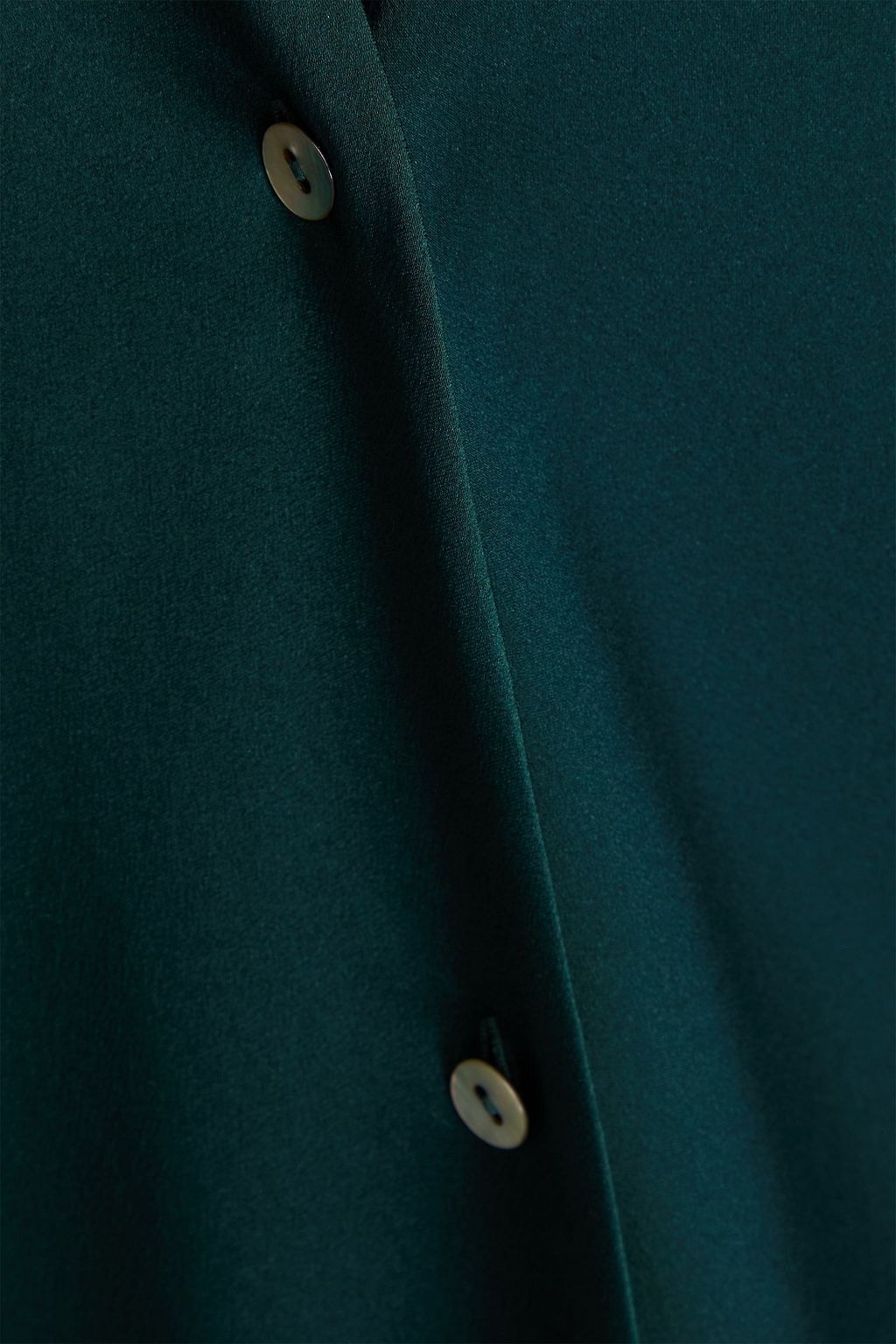VINCE. Silk-satin crepe shirt