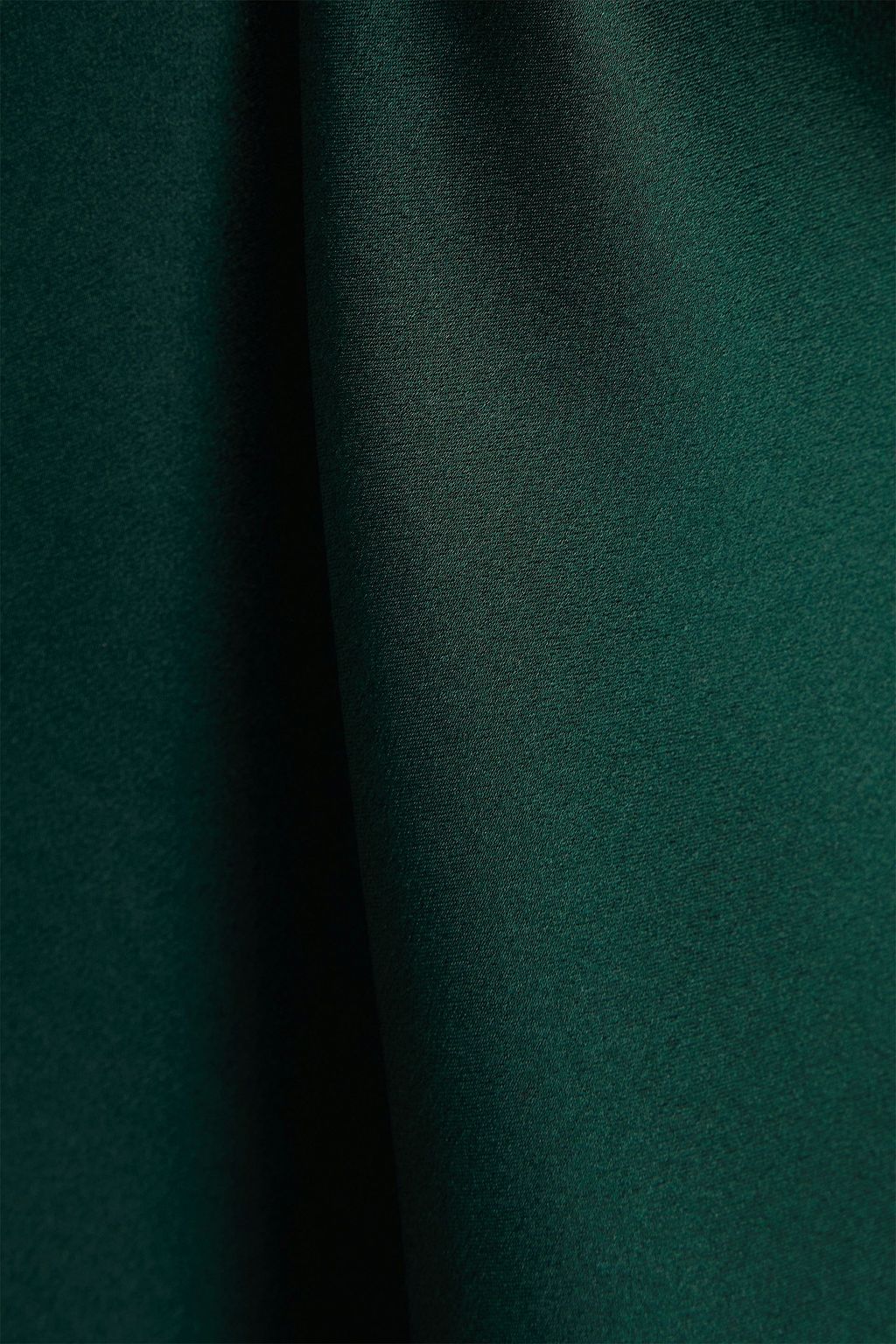 VINCE. Draped silk-satin crepe top