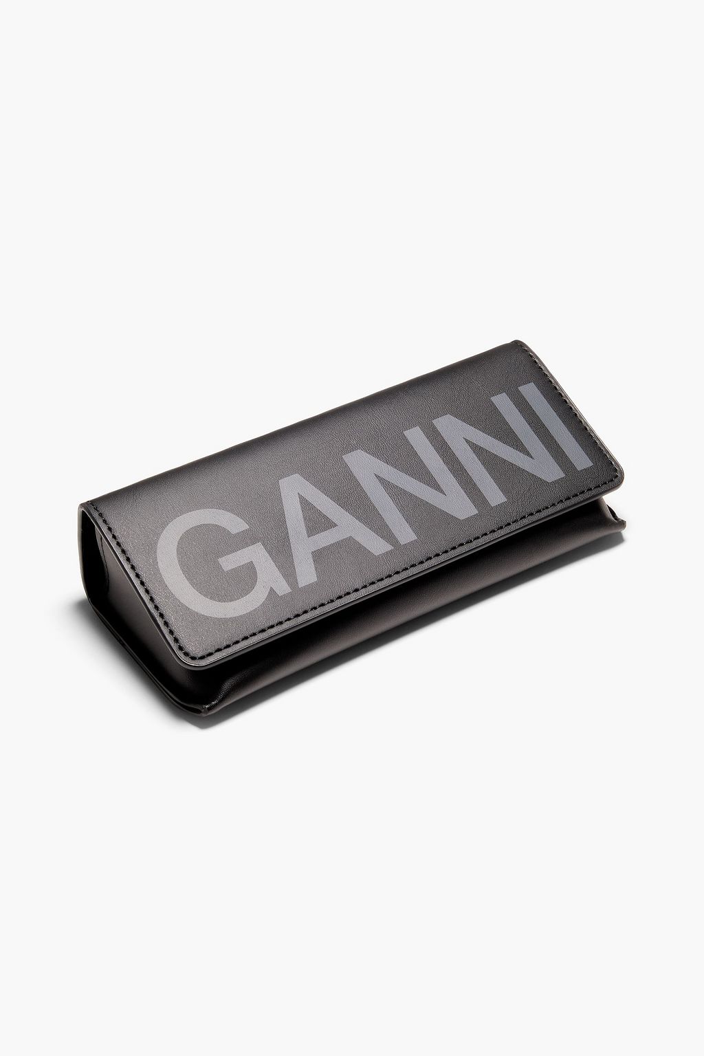 GANNI Rectangle-frame tortoiseshell acetate sunglasses
