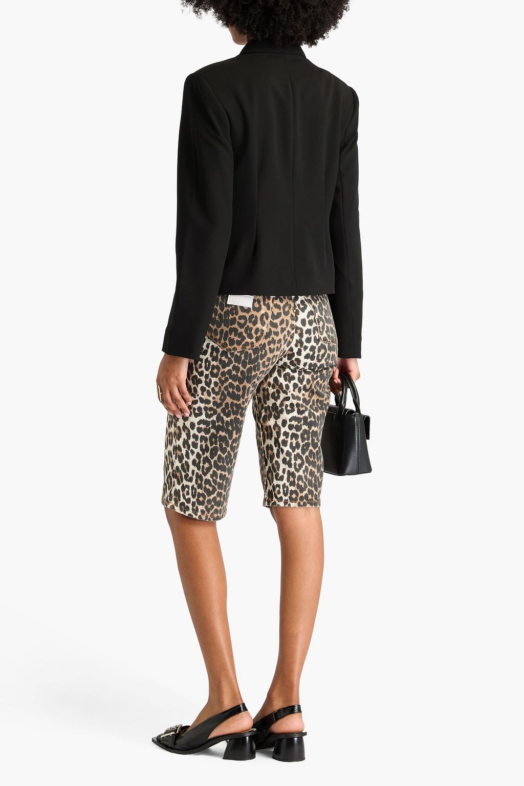 GANNI Blazer aus Twill