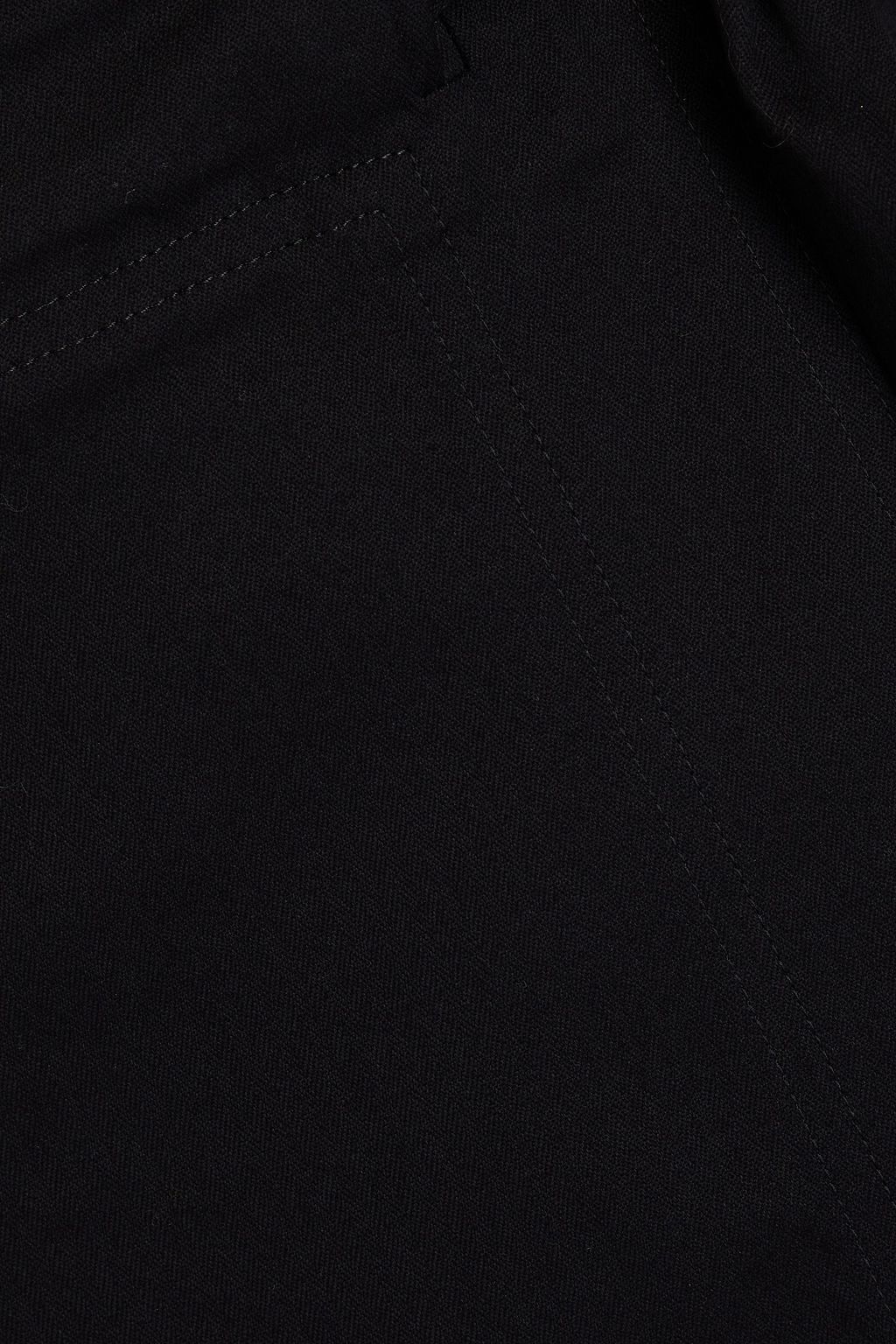 GANNI Stretch-cotton midi wrap skirt