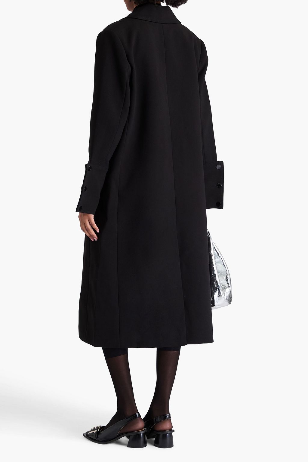 GANNI Crepe coat