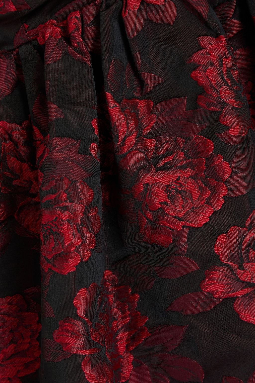 GANNI Floral-jacquard maxi dress