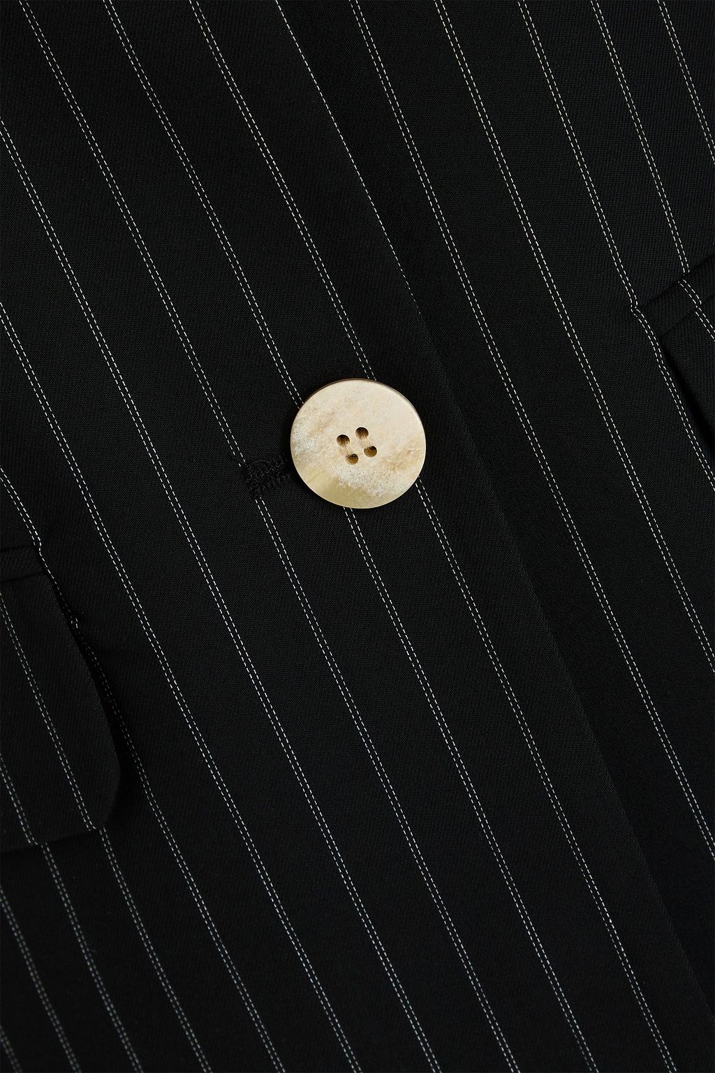 GANNI Blazer aus Twill mit Nadelstreifen