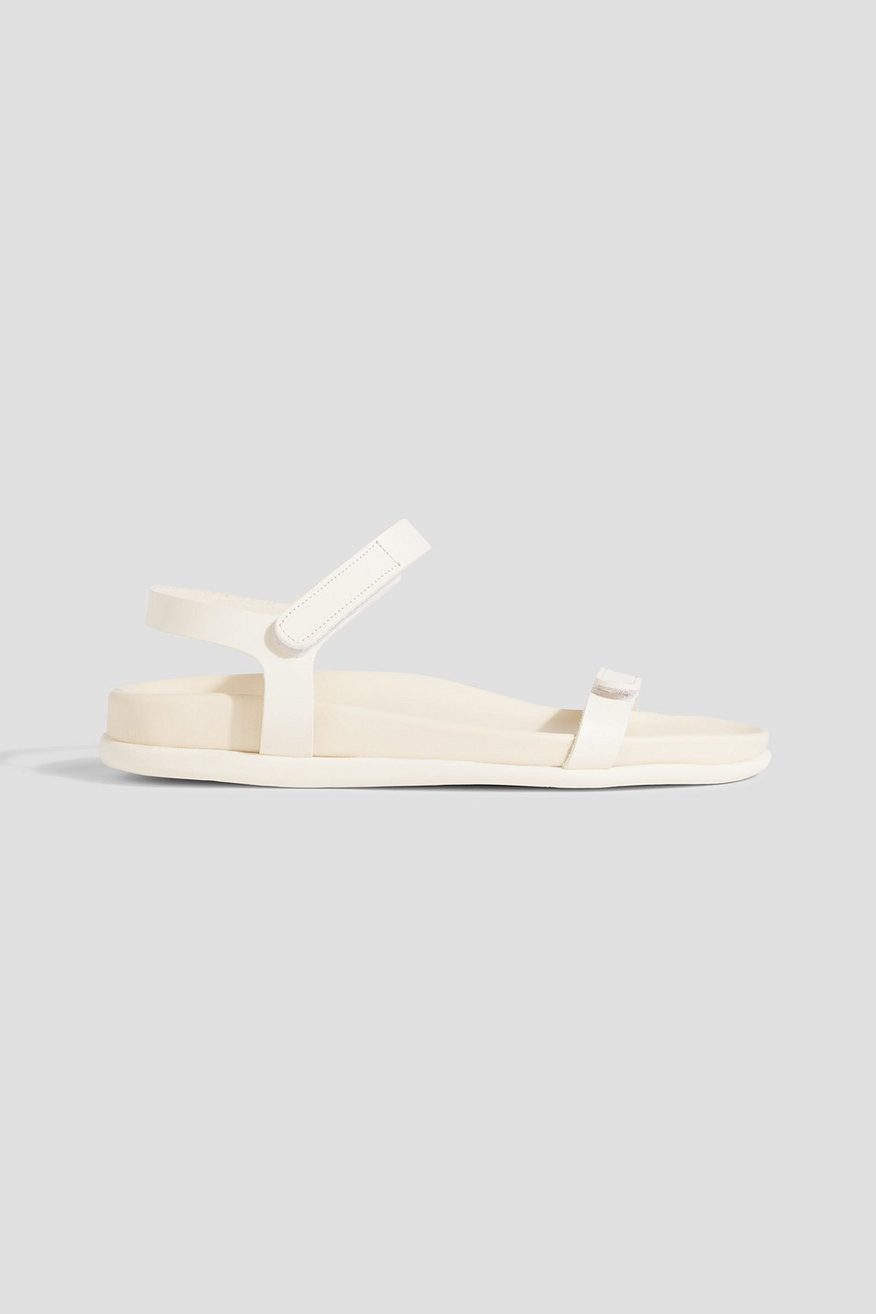 Ancient Greek Sandals Poros Leather Sandals In White