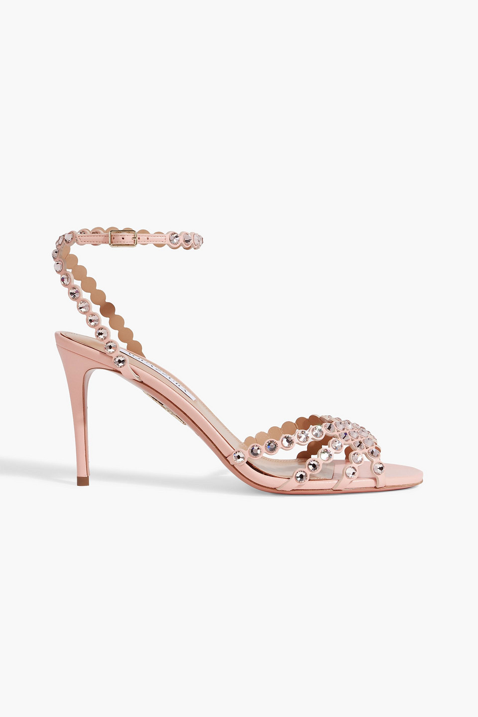 Tequila crystal-embellished leather sandals
