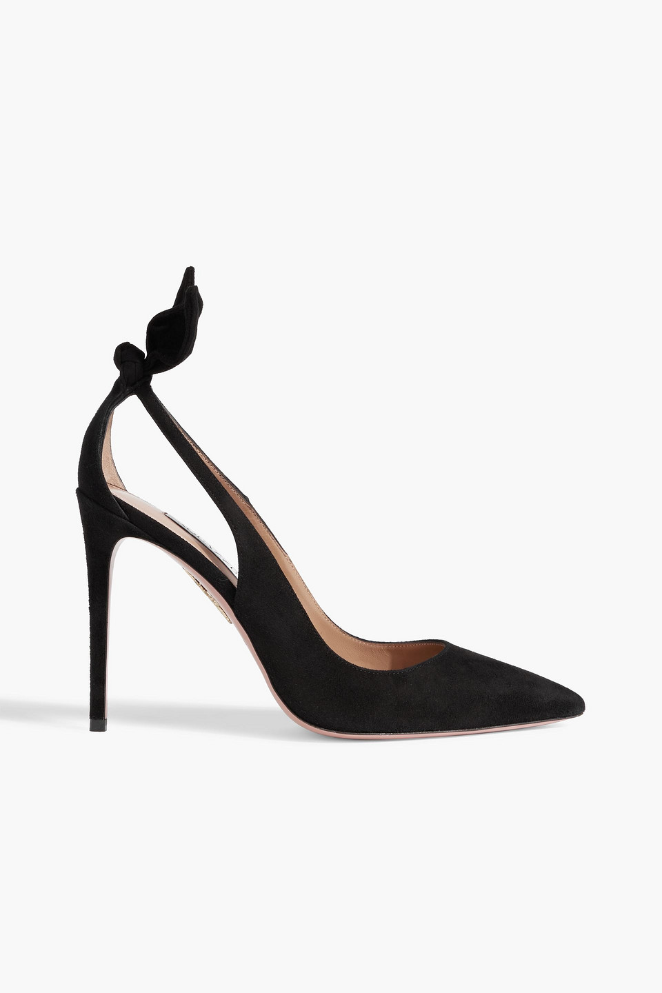 Deneuve Bow 105 suede pumps