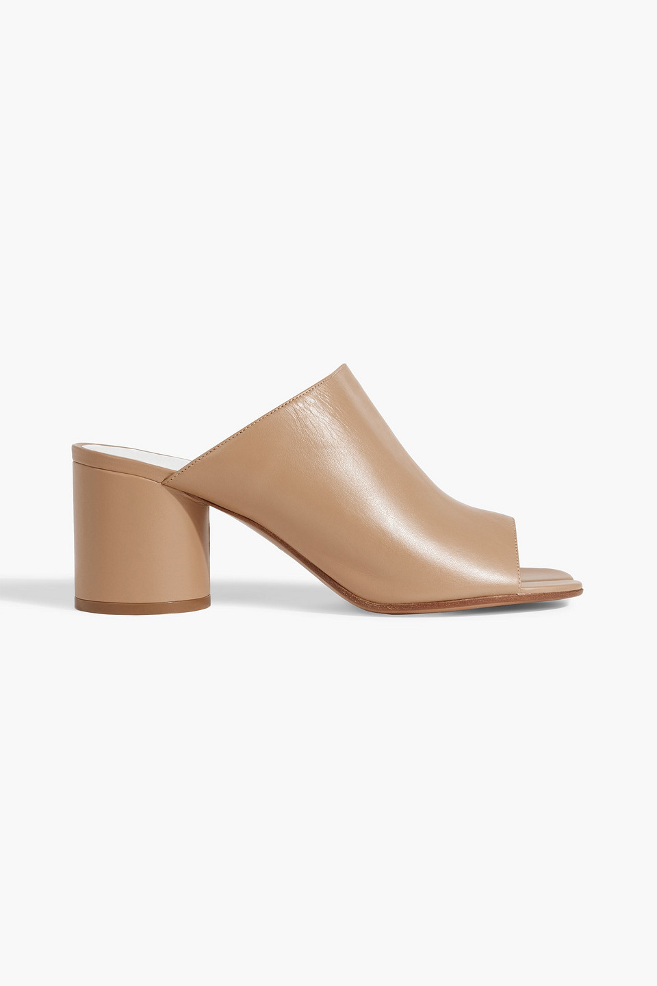 Tabi split-toe leather mules