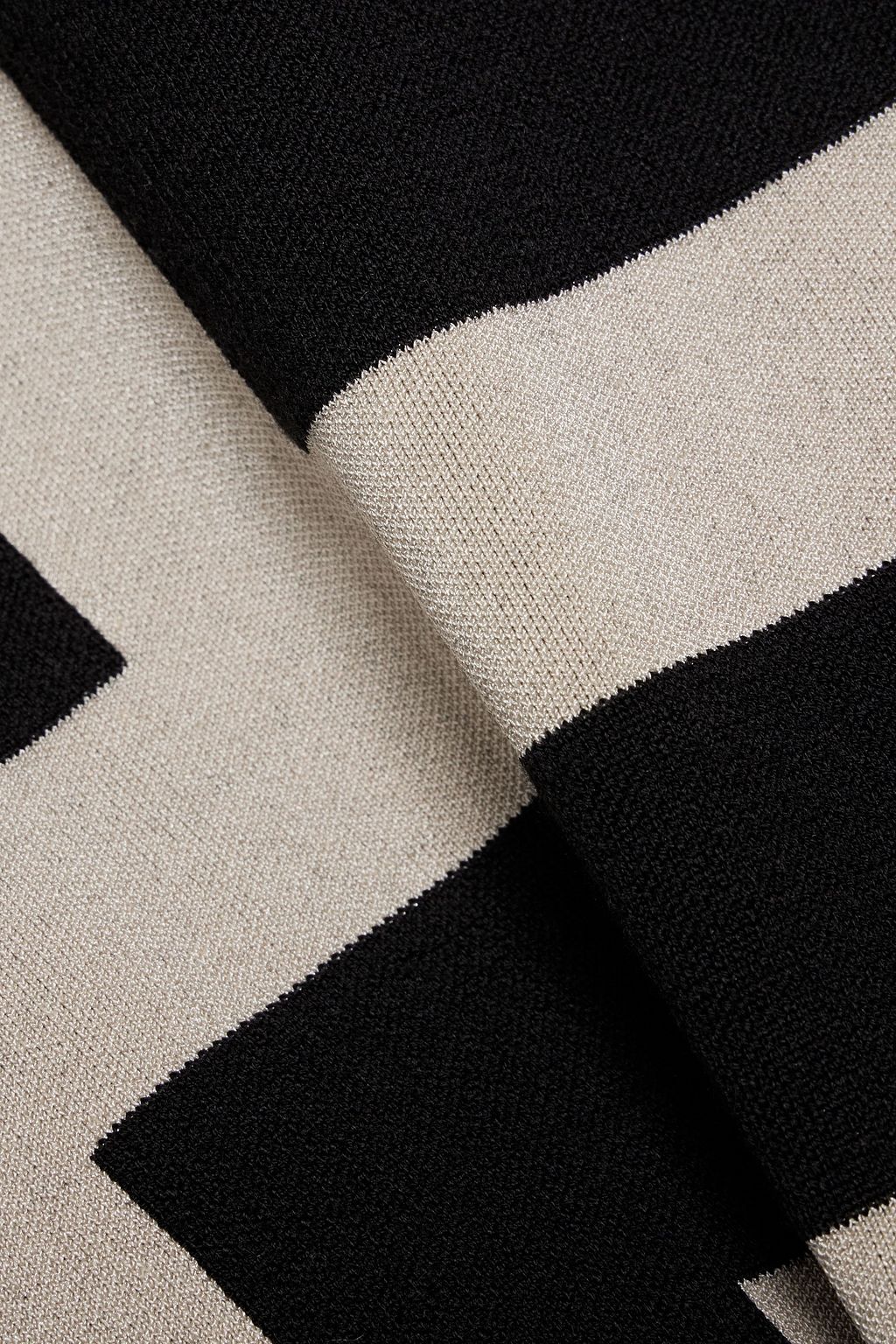 BALMAIN Jacquard-knit mini dress