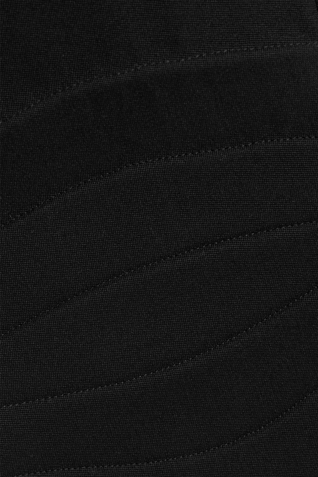 BALMAIN Quilted grain de poudre wool-blend slim-leg pants