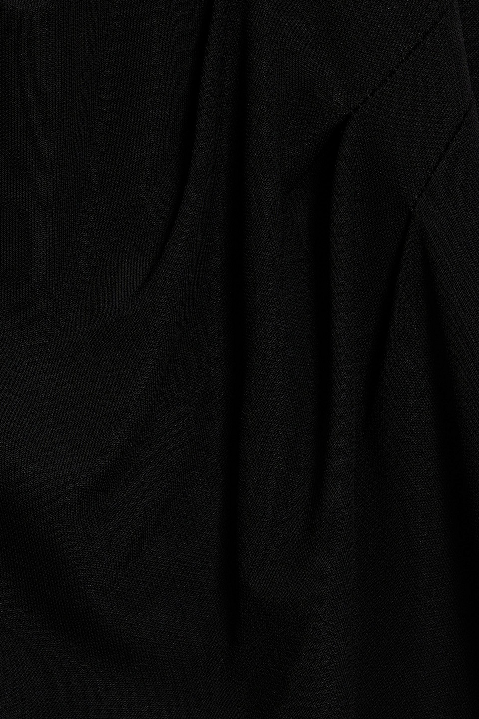 Simkhai Kosme Open-back Draped Stretch-jersey Gown In Black