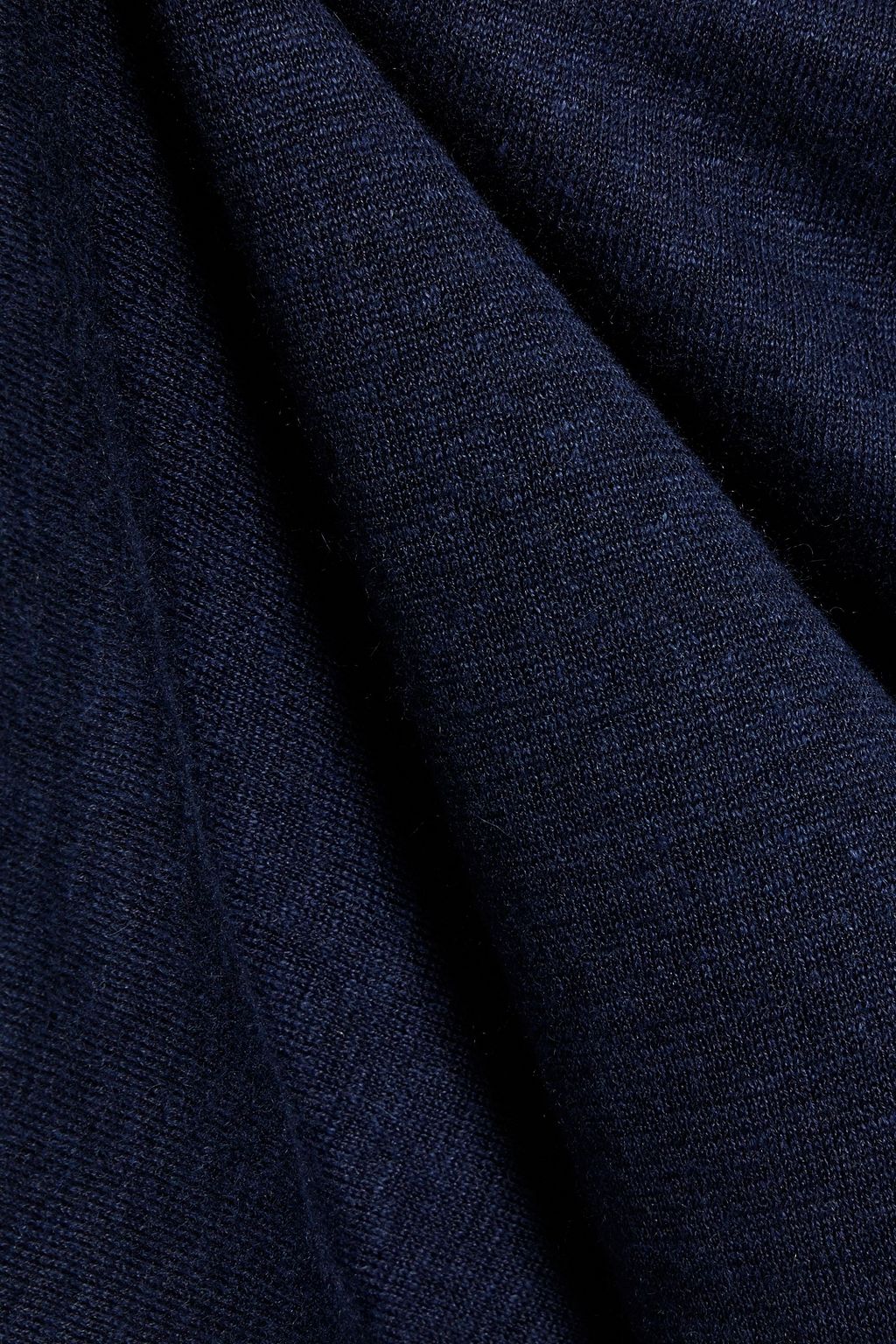 BOGLIOLI Linen, cashmere and silk-blend polo shirt