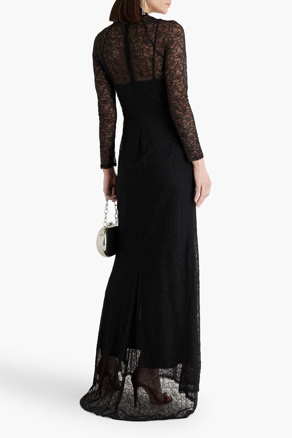 SIMKHAI Stacy stretch-lace gown