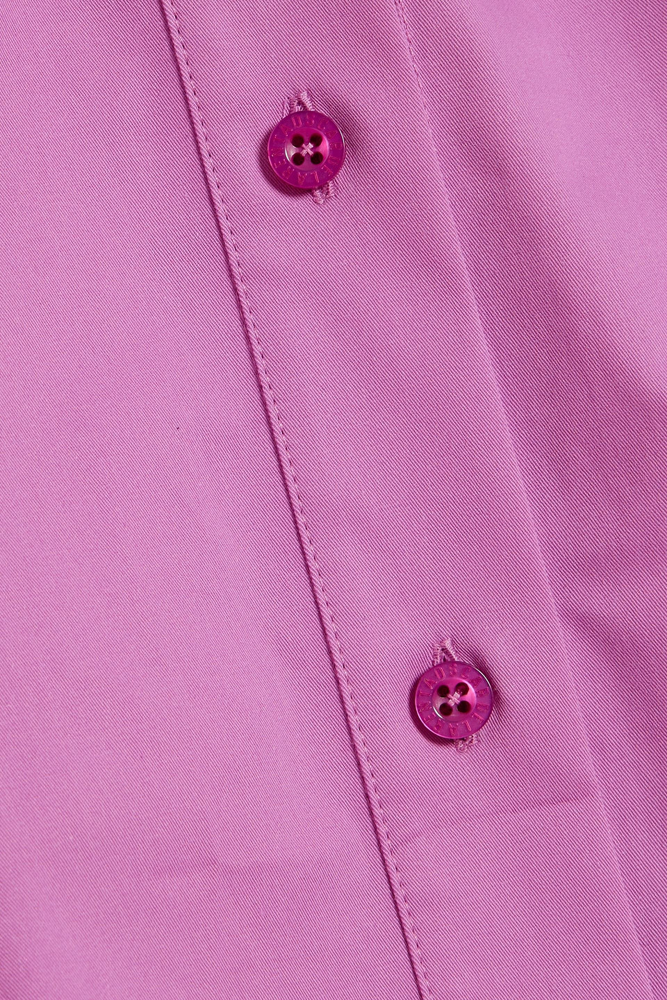 Oscar De La Renta Pintucked Cotton-blend Poplin Mini Dress In Purple
