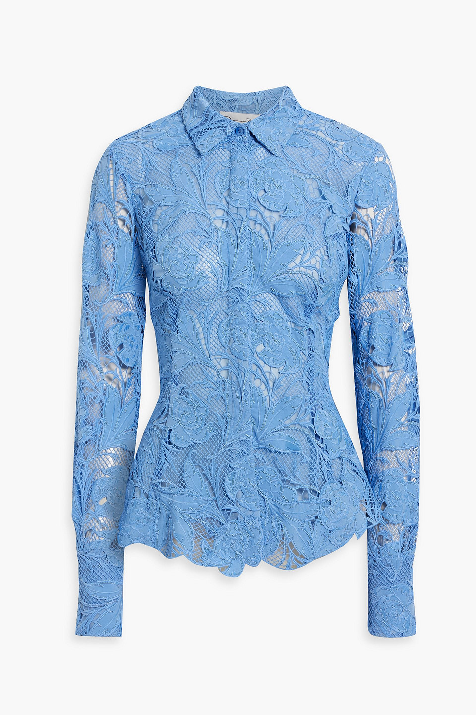 Guipure lace shirt