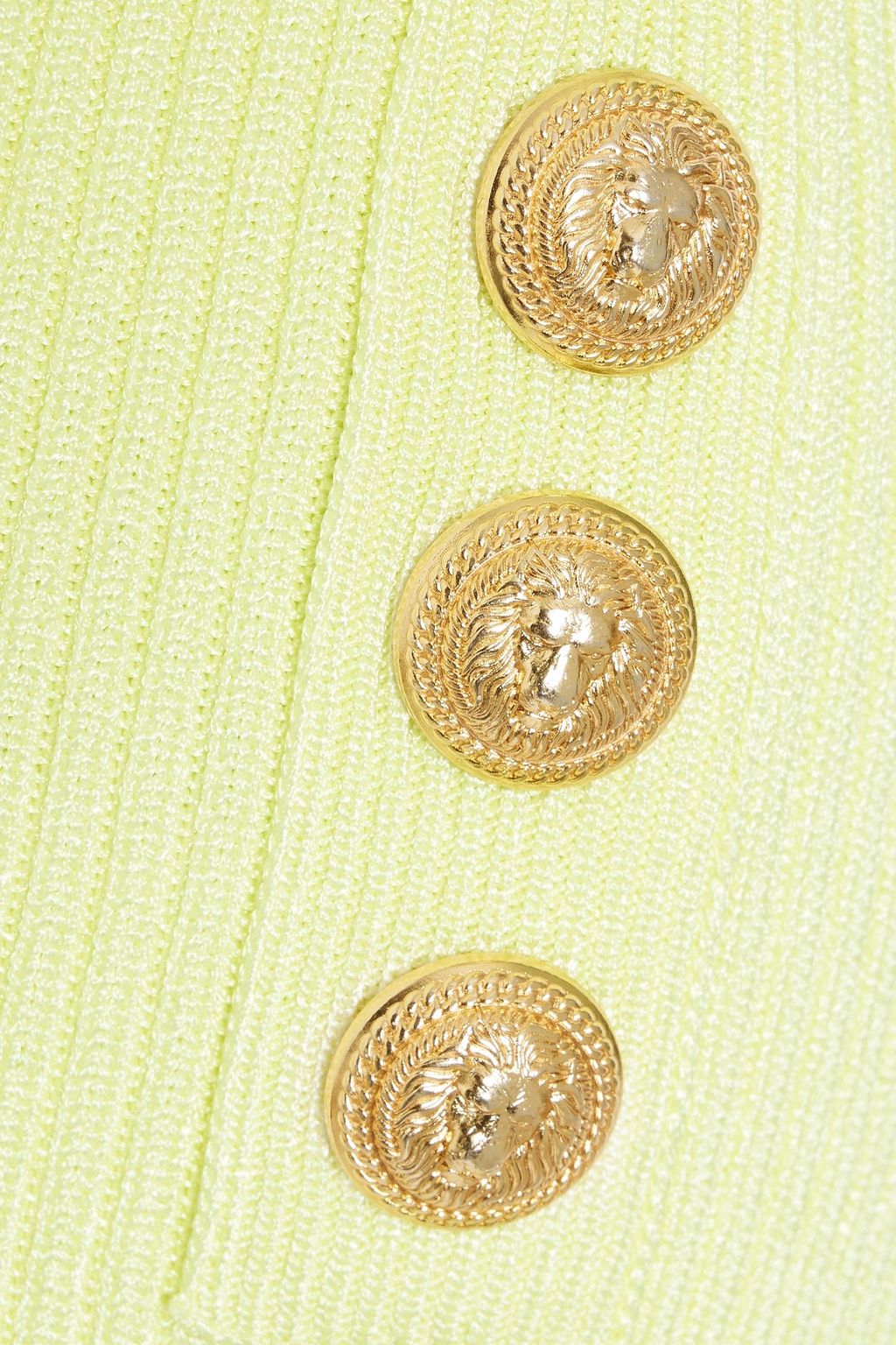 BALMAIN Ribbed-knit mini skirt