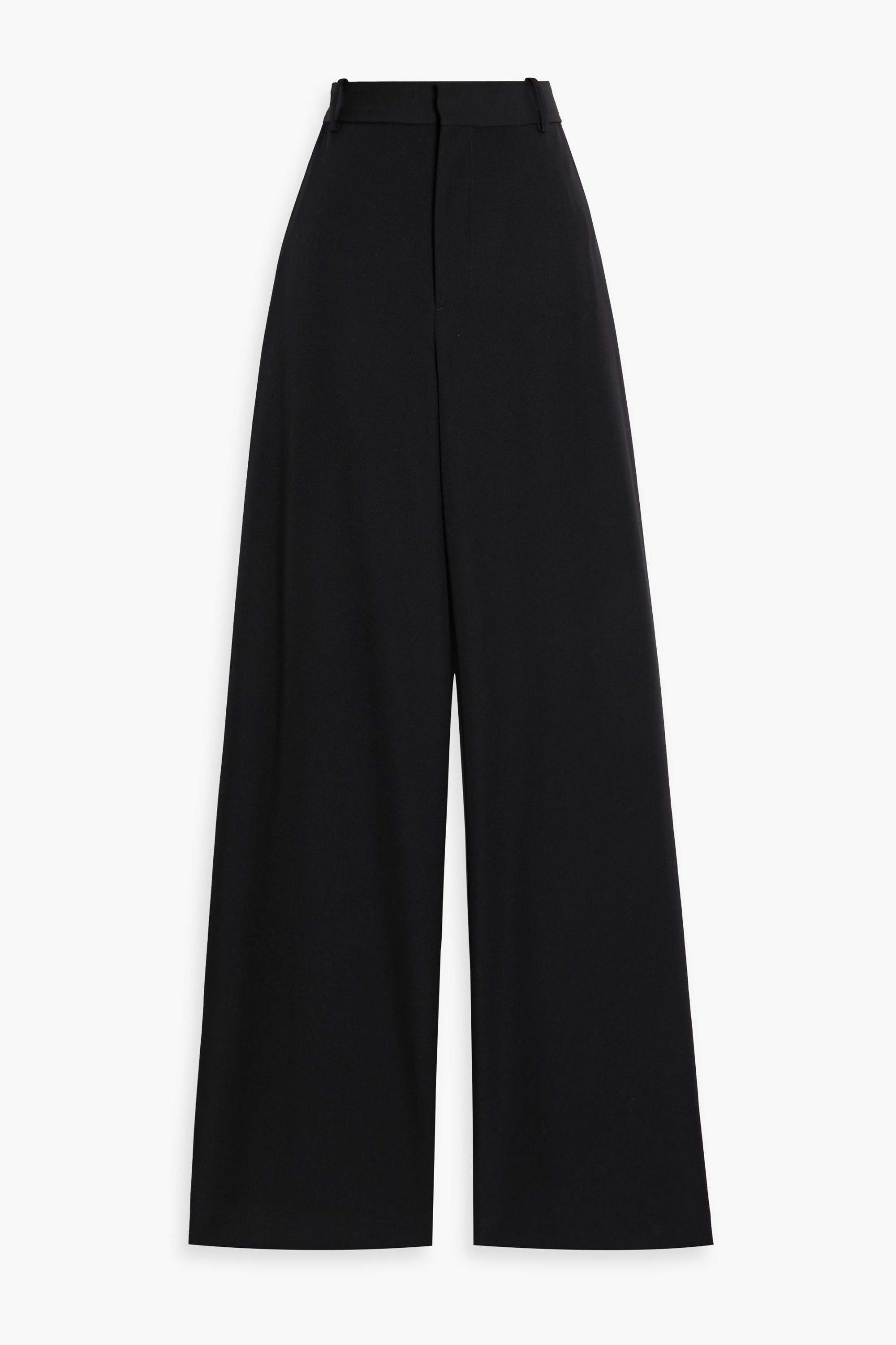 Balmain Grain de poudre wool wide-leg pants thumbnail