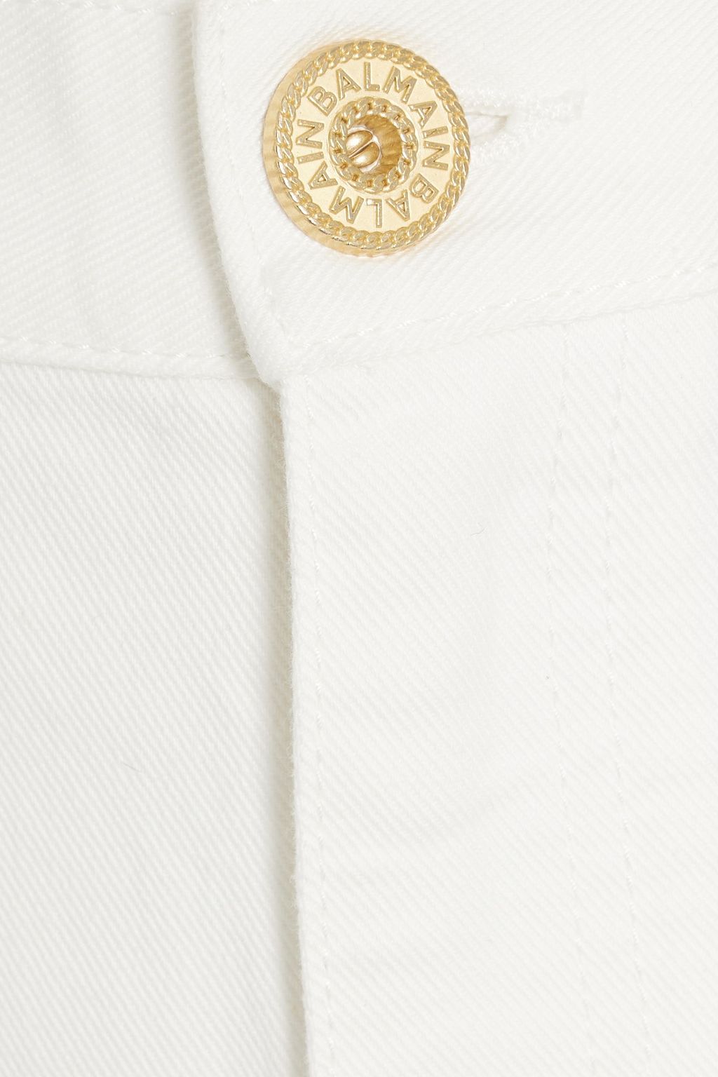 BALMAIN High-rise slim-leg jeans
