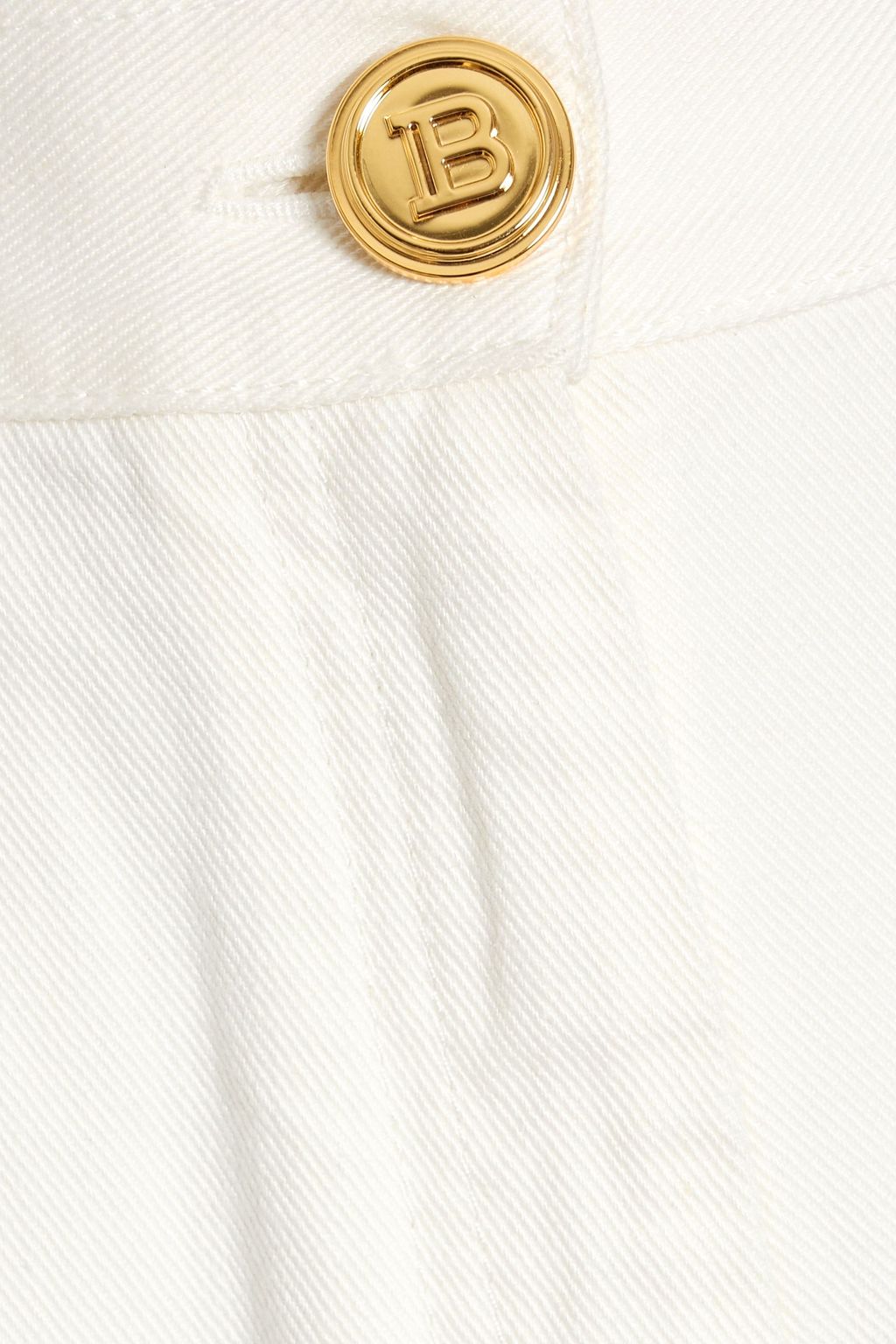 BALMAIN High-rise tapered jeans