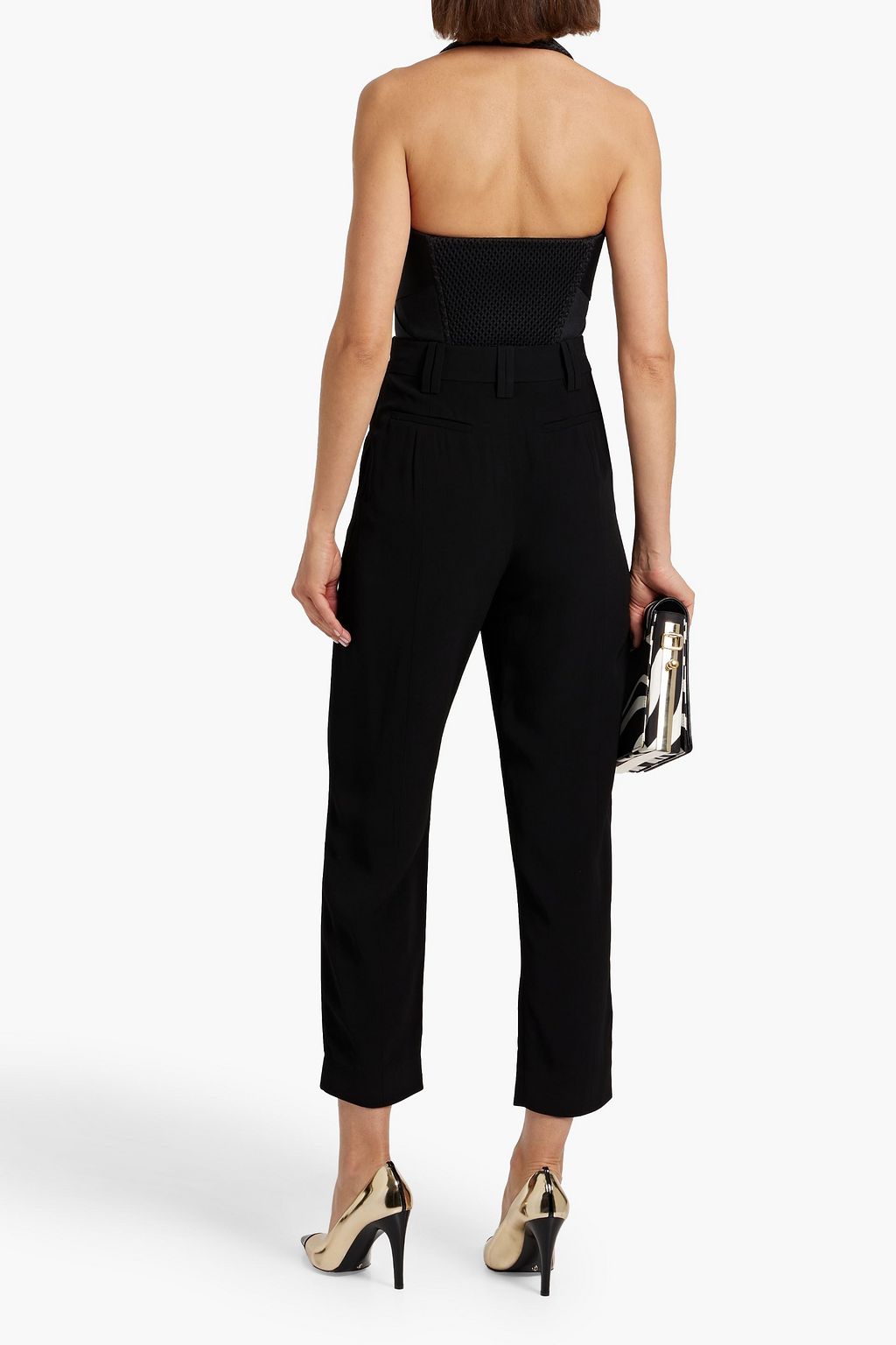 BALMAIN Crepe tapered pants