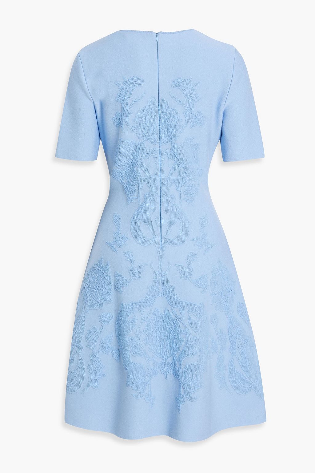 OSCAR DE LA RENTA Intarsia-knit mini dress