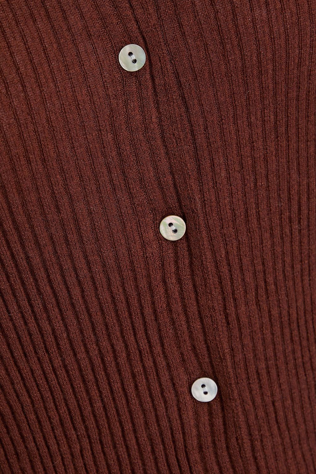VINCE. Ribbed cashmere and silk-blend cardigan