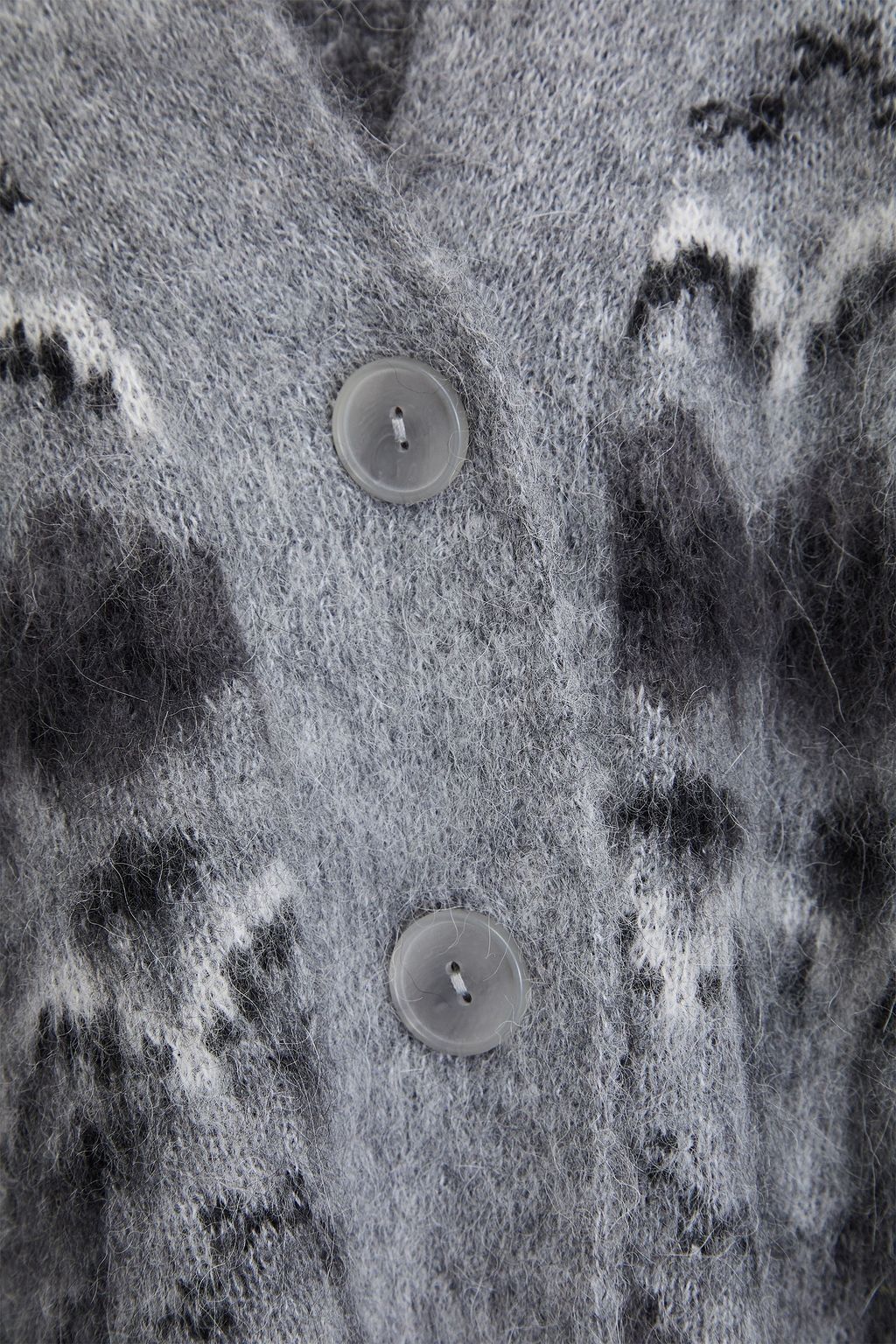 VINCE. Fair Isle brushed knitted sweater