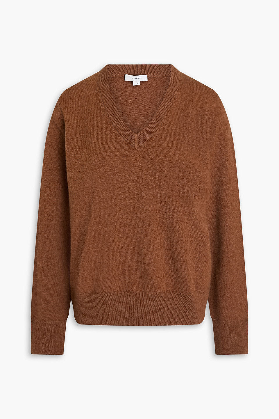 Vince Cashmere Sweater In Brown