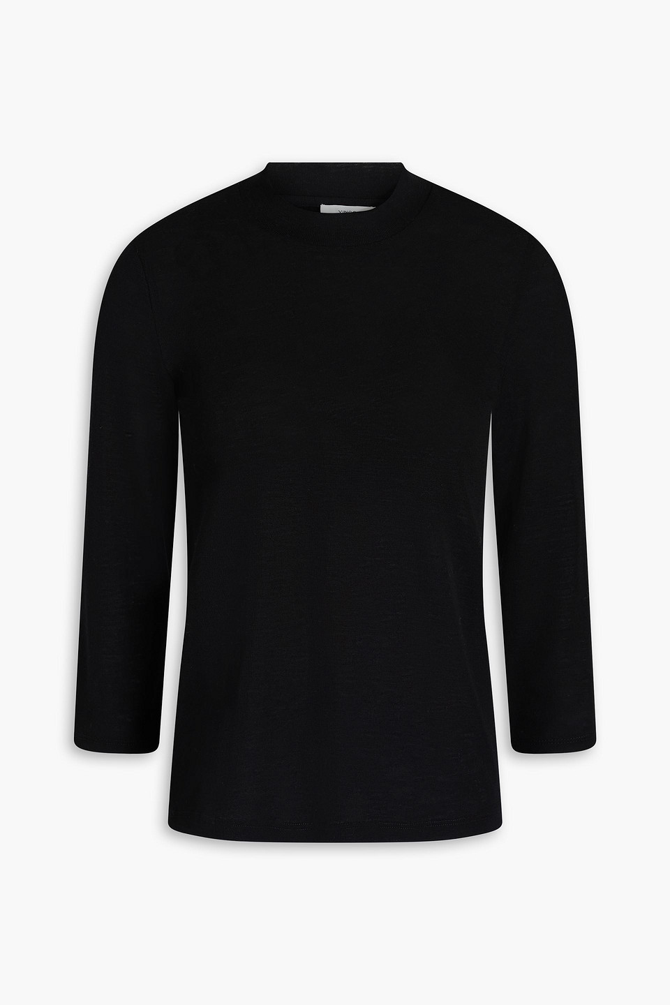 Vince Wool Top In Black