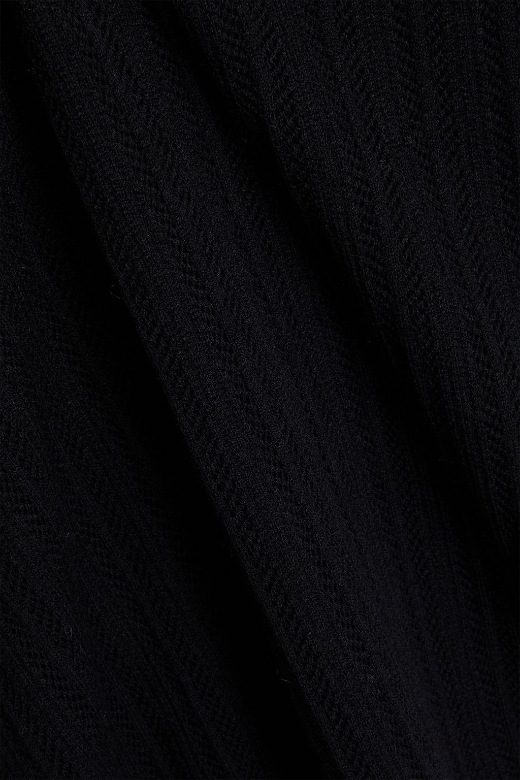 VINCE. Pointelle-knit wool-blend top
