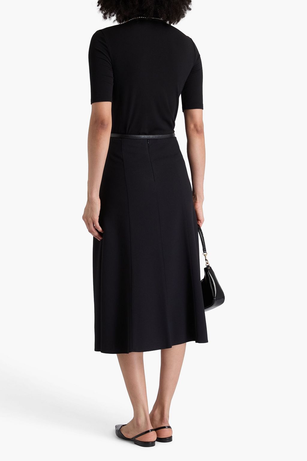 VINCE. Modal-blend jersey turtleneck top
