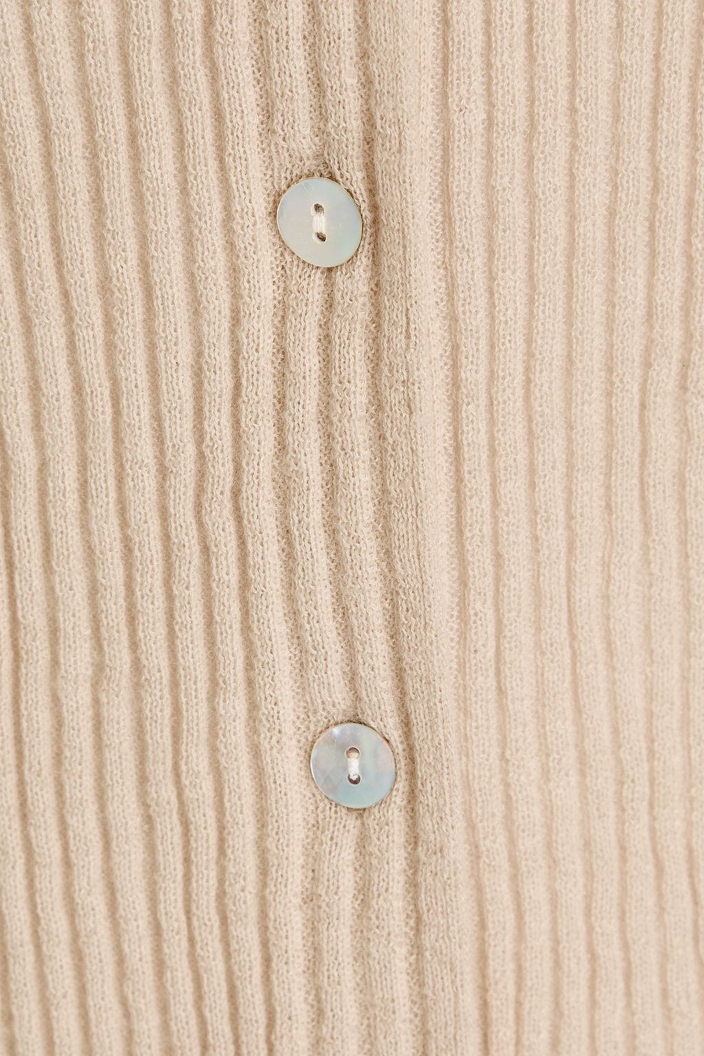 VINCE. Ribbed cashmere and silk-blend cardigan