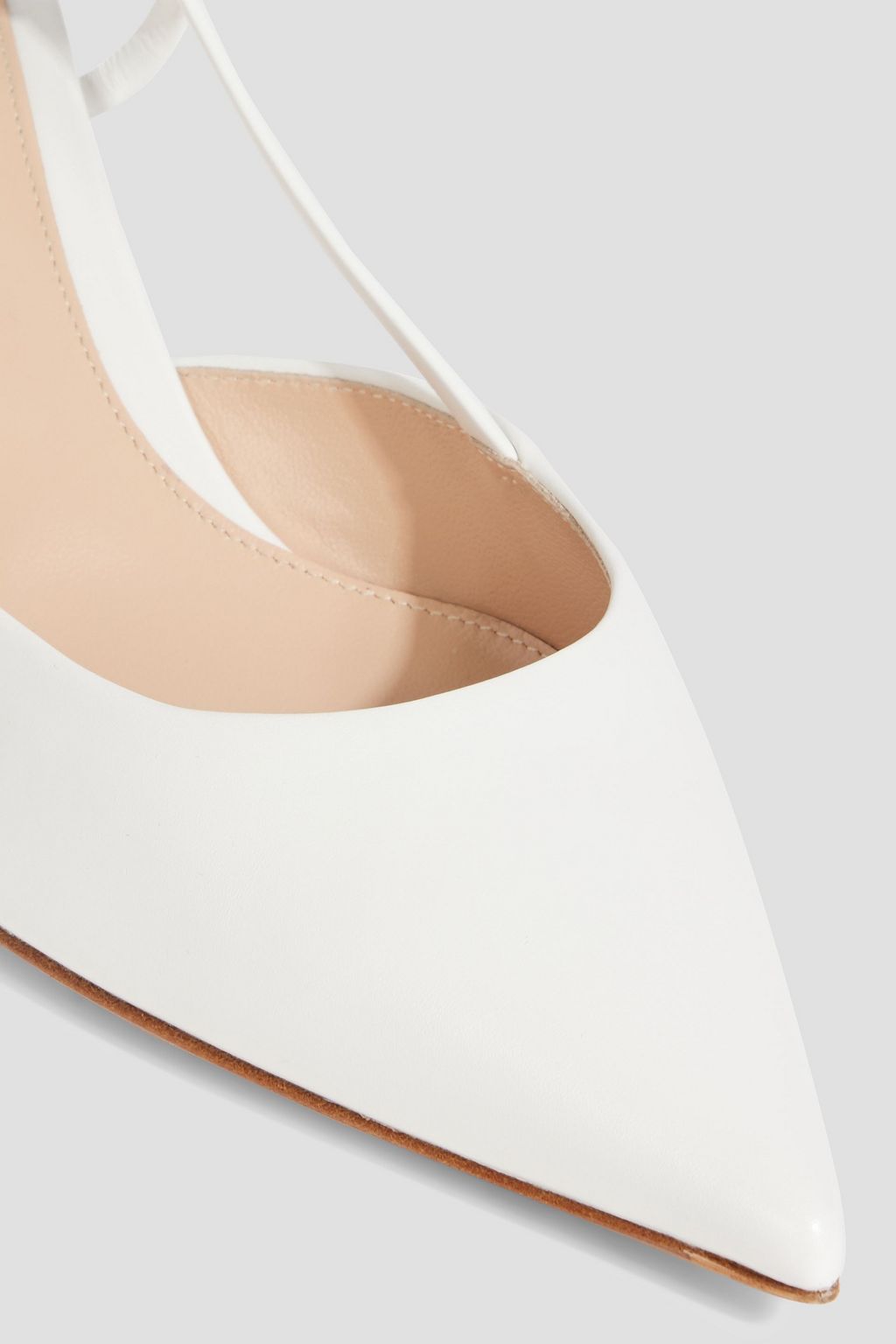 GIANVITO ROSSI Ascent 55 leather slingback pumps