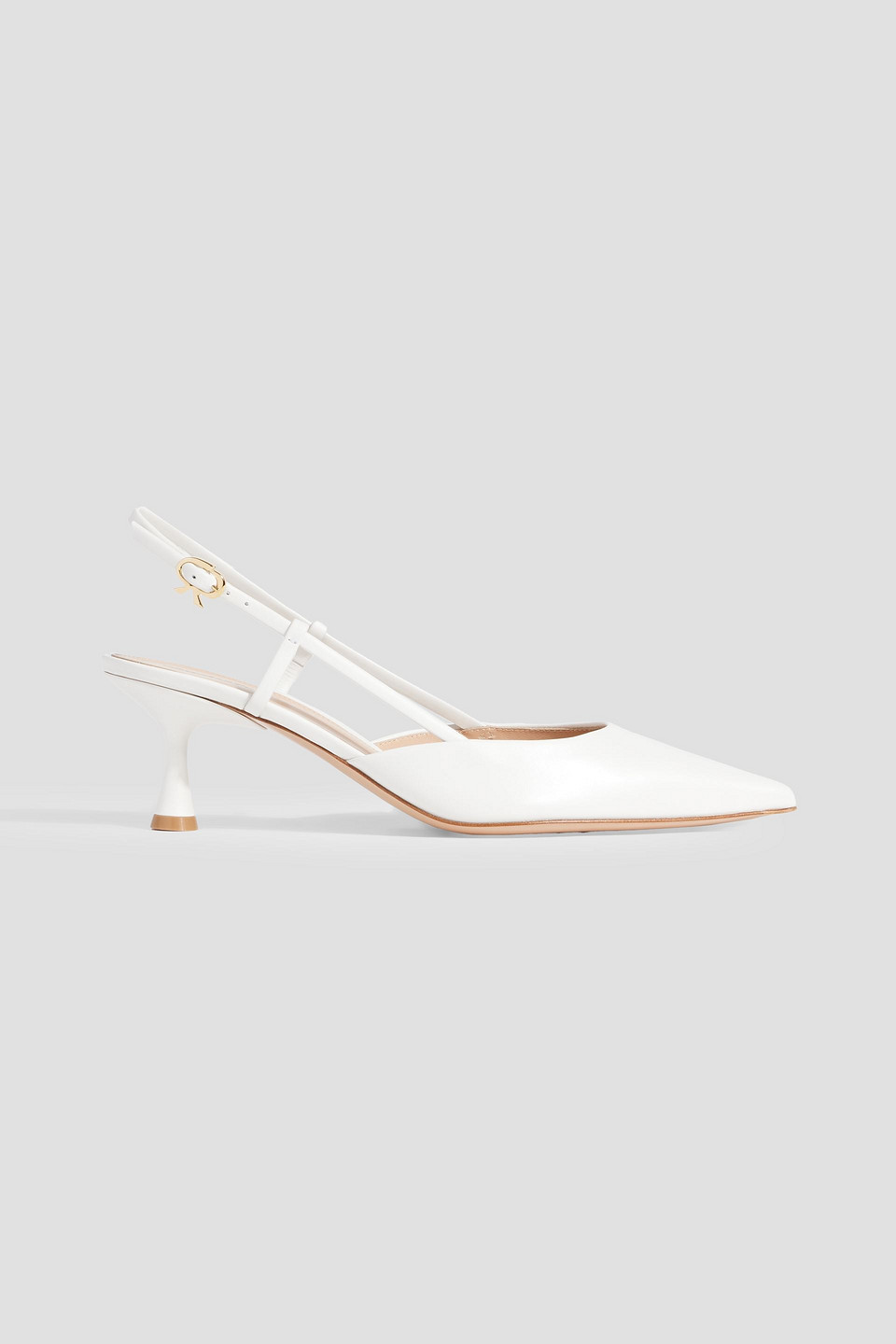 Ascent 55 leather slingback pumps
