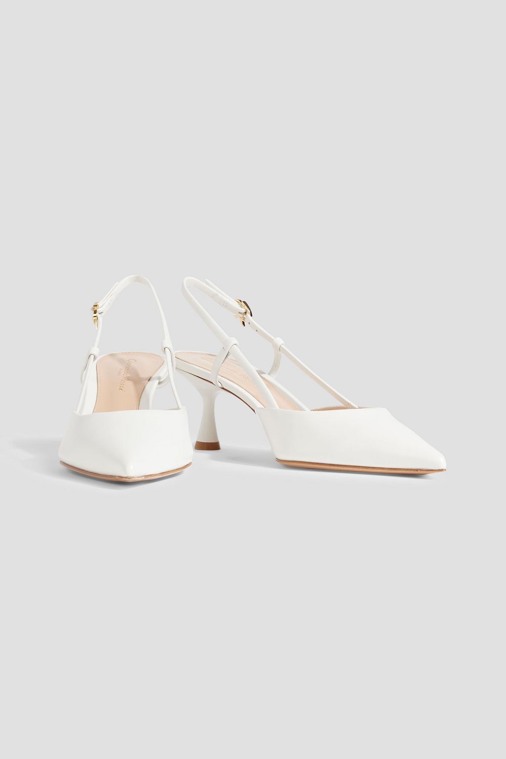 GIANVITO ROSSI Ascent 55 leather slingback pumps