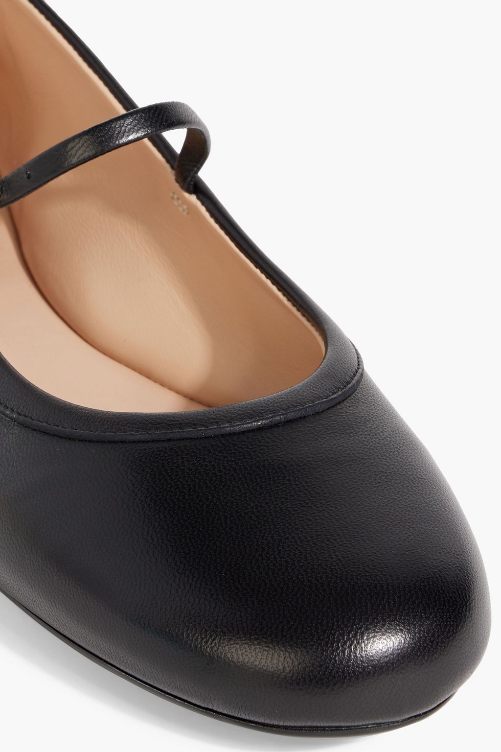GIANVITO ROSSI Carla leather Mary Jane flats