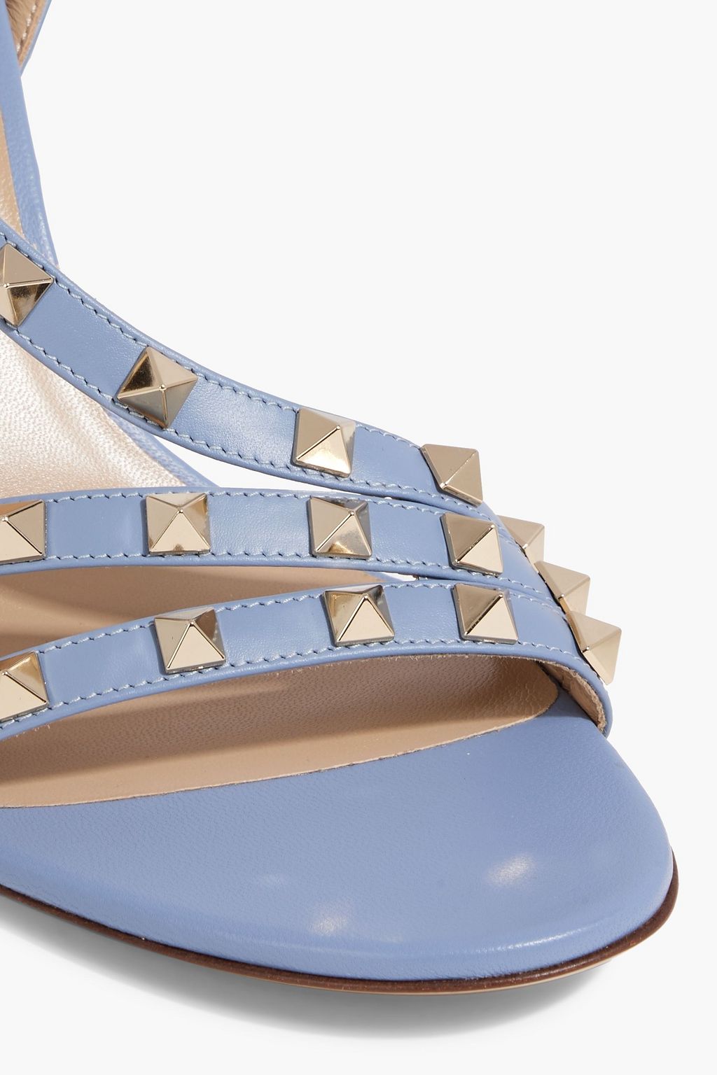 VALENTINO GARAVANI Rockstud leather slingback sandals
