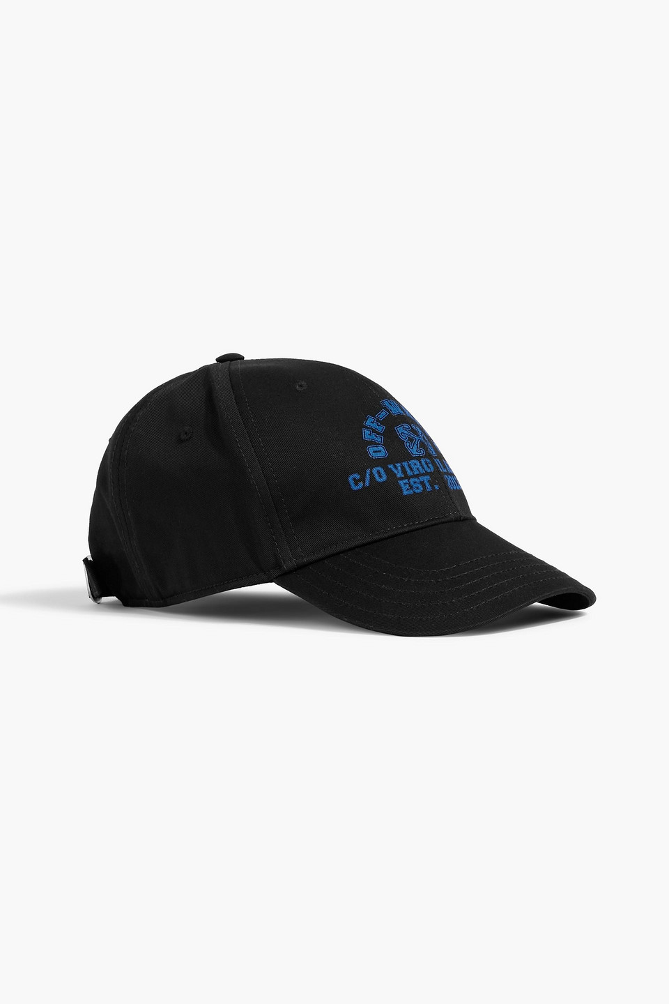 Logo-print cotton-twill baseball cap