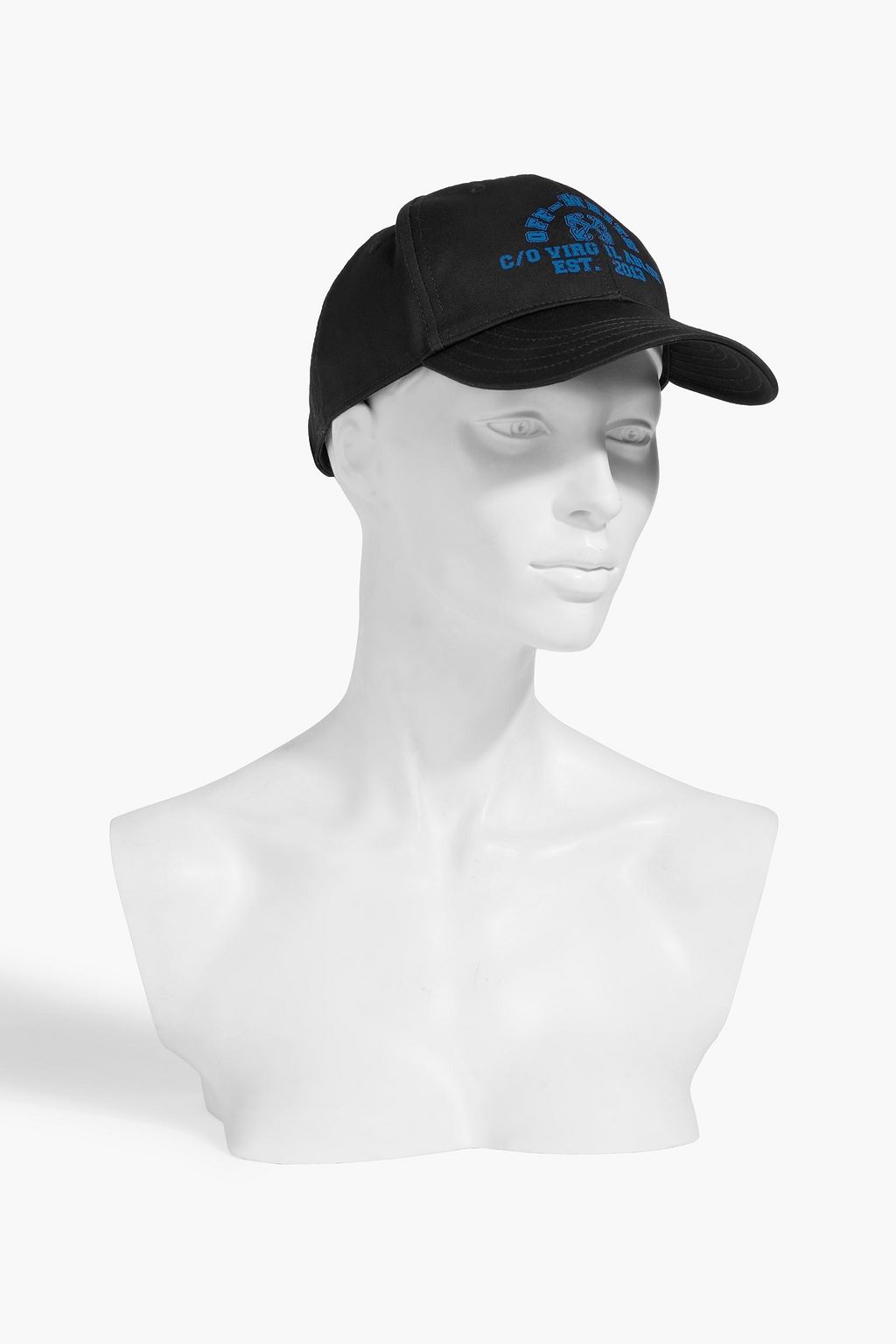OFF-WHITE™ Logo-print cotton-twill baseball cap