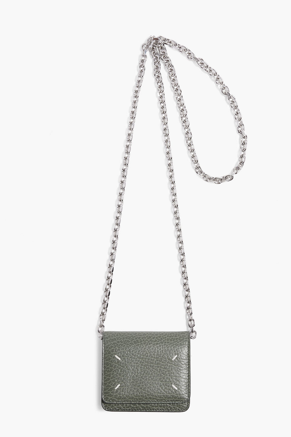 Maison Margiela Four Stitch Pebbled-leather Wallet