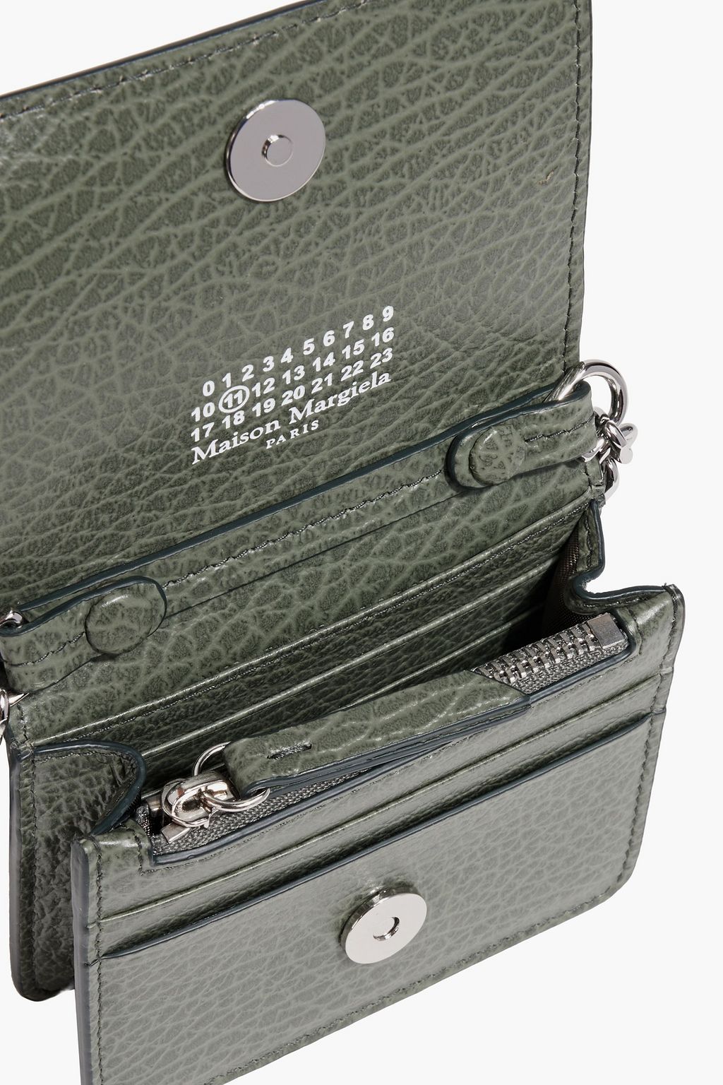MAISON MARGIELA Four Stitch pebbled-leather wallet