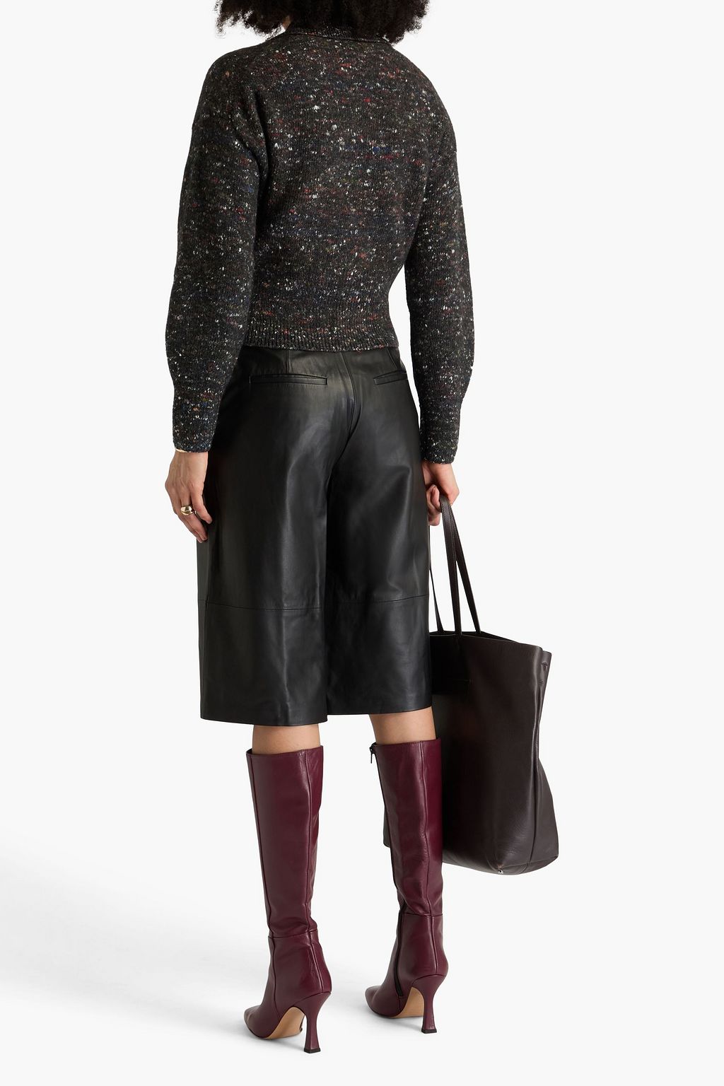VINCE. Donegal wool and silk-blend jacket