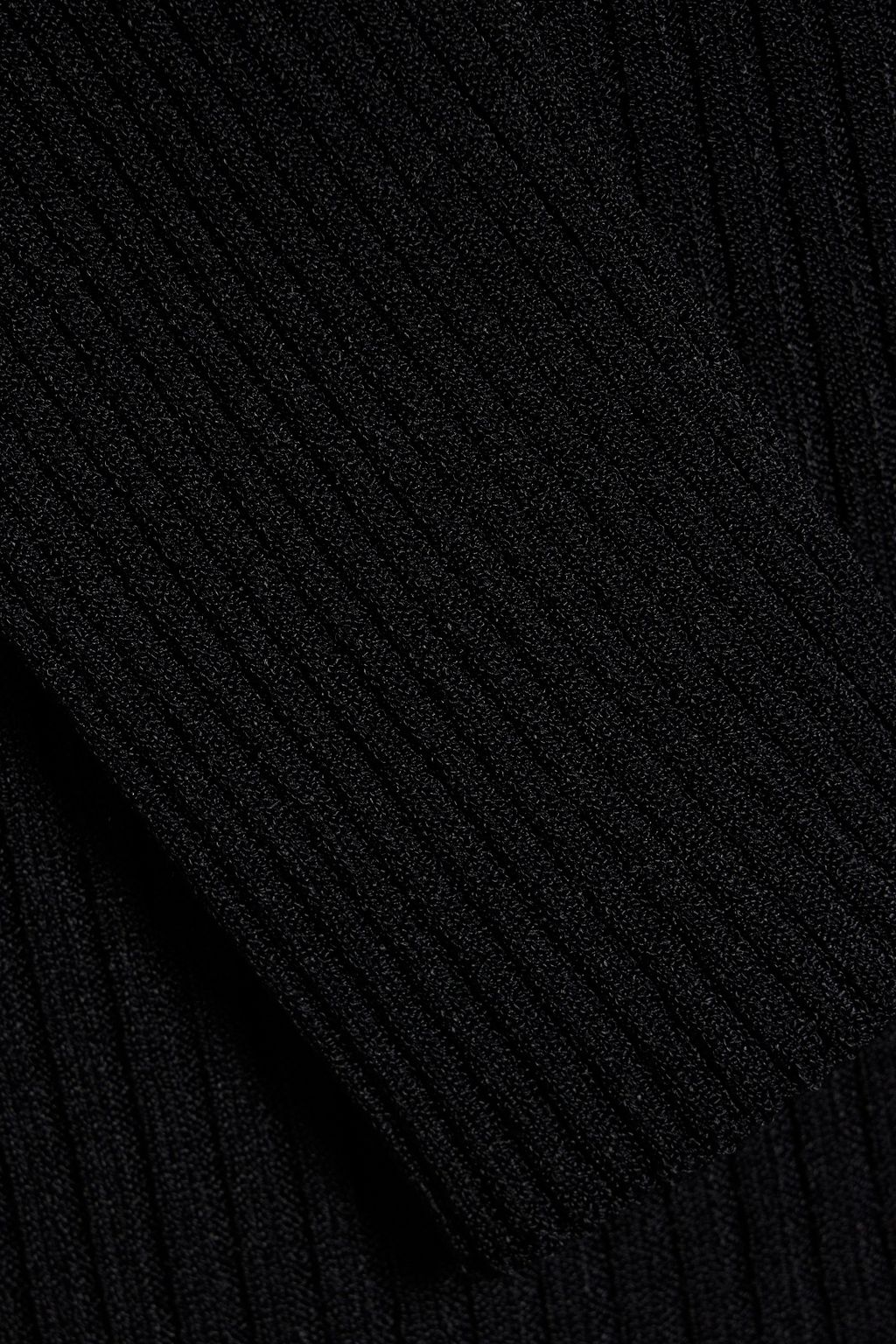 VALENTINO GARAVANI Off-the-shoulder ribbed-knit sweater
