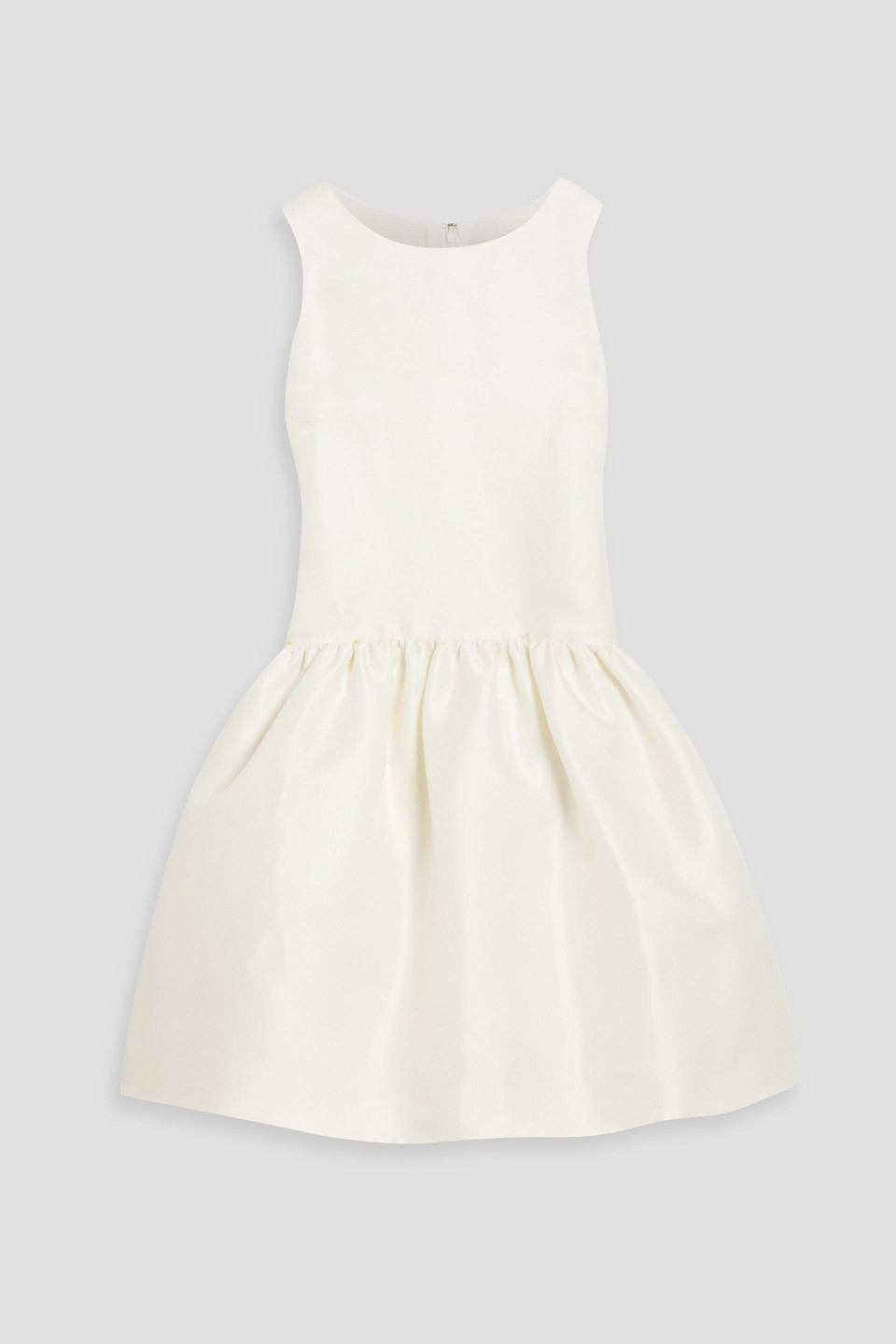 Oscar De La Renta Flared Silk-mikado Dress