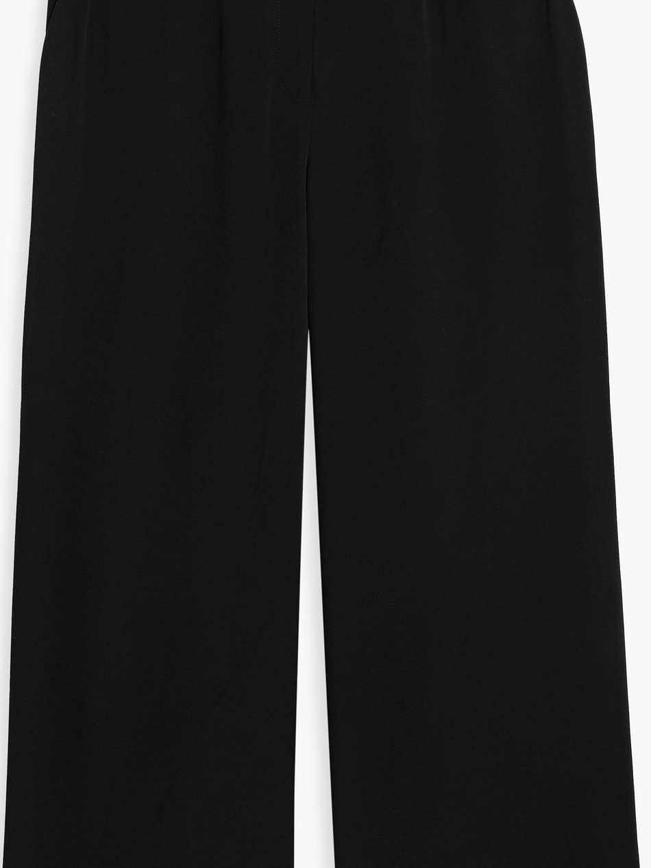 crepe wide-leg pants