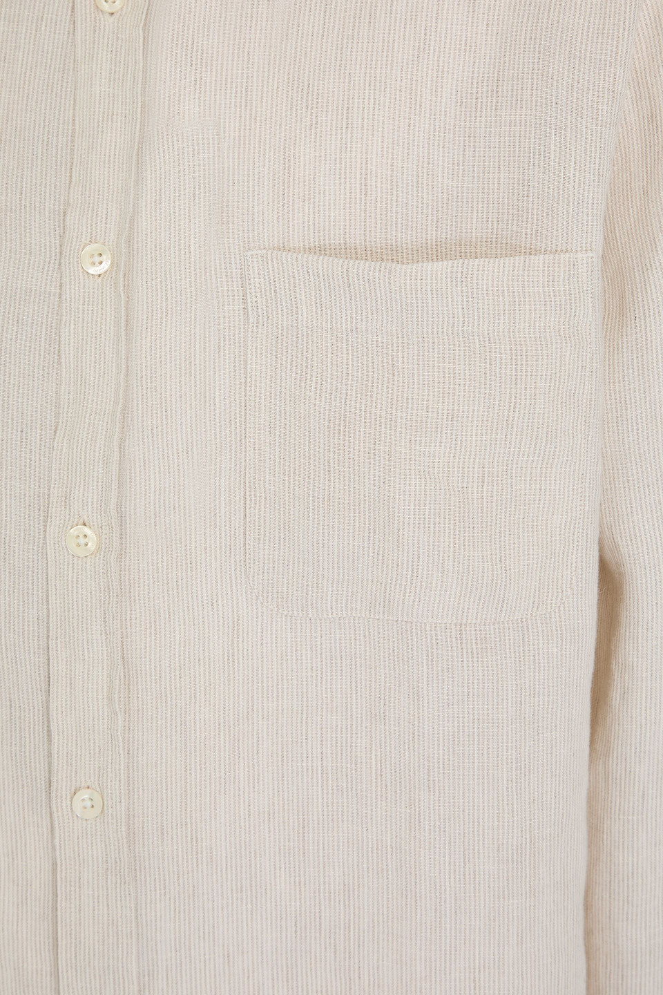 Frescobol Carioca Telles Striped Linen Shirt