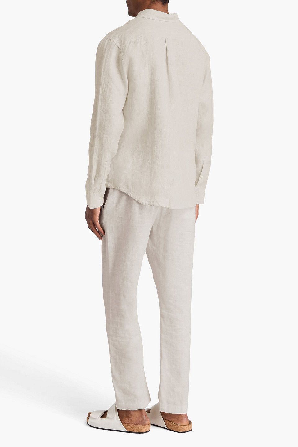Frescobol Carioca Telles Striped Linen Shirt