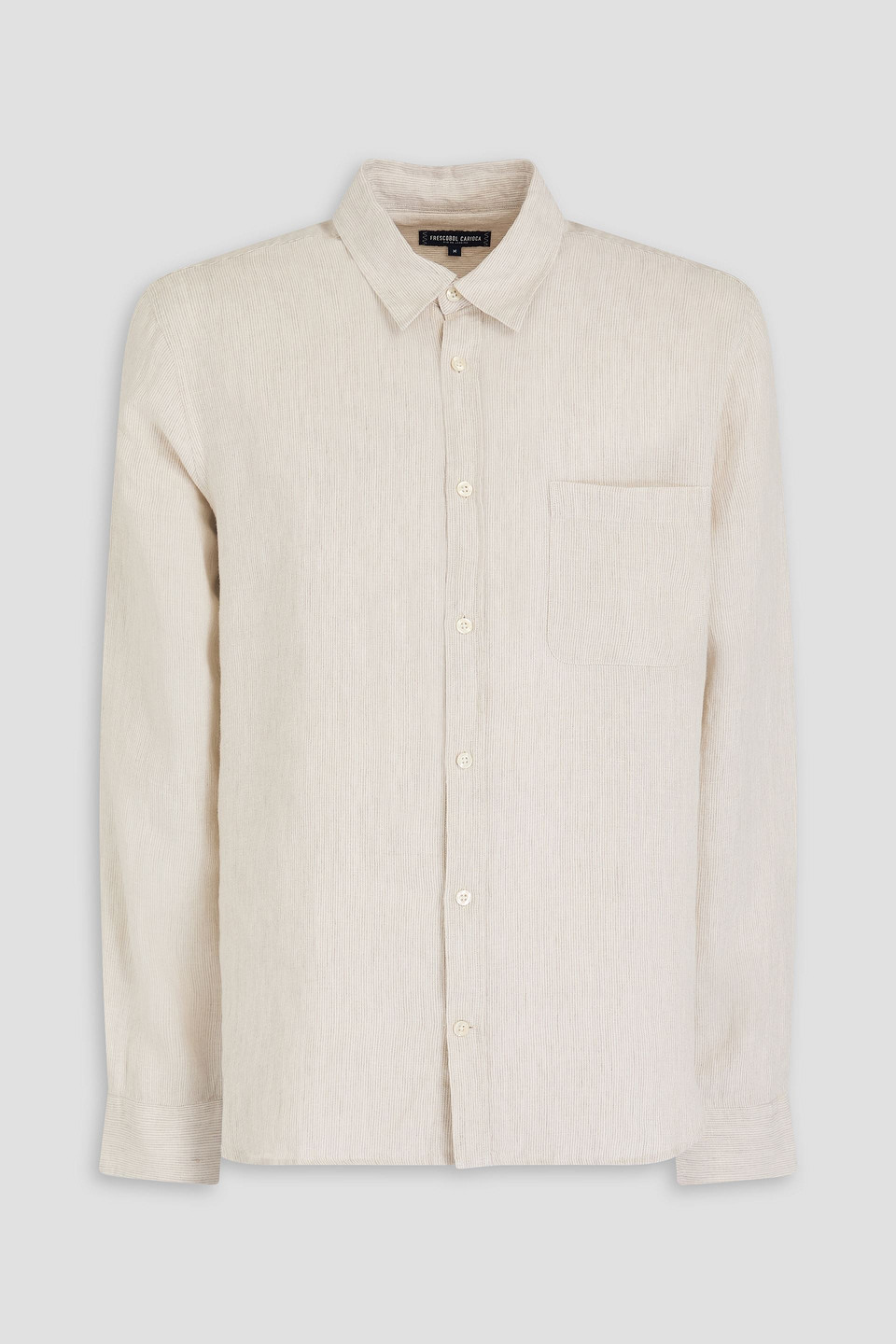 Frescobol Carioca Telles Striped Linen Shirt