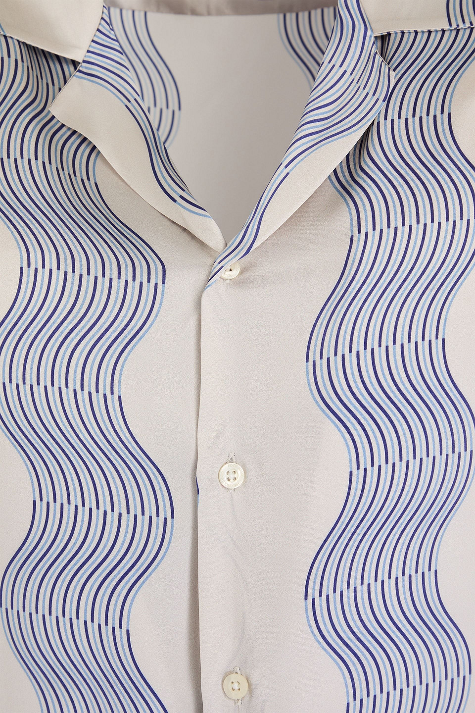 Frescobol Carioca Roberto Printed Silk-satin Shirt