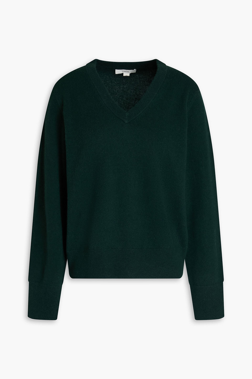 Vince Cashmere Sweater In Green